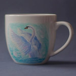 Unique hand-painted cup is a gift for any occasion